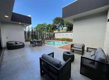 b62ec40c914877a33784e993aedb23c6e50cd485 · Casa de Alto Padrão Térrea com 4 suítes à venda, 325m² por R$ 3.550.000 - PORTEIRA FECHADA - ANALISA