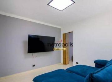 Sala  · Casa com 2 dormitórios à venda, 125 m² por R$ 480.000,00 - Vila Helena - Santo André/SP