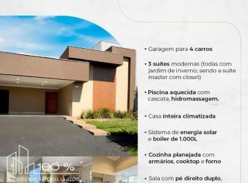 Foto 05 · Casa de luxo em condomínio Quinta da Mata em São José do Rio Preto-SP: 3 suítes, piscina aquecida, e