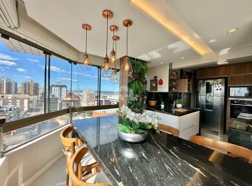 Apartamento · 163m² · 3 Quartos · 1 Vaga · Apartamento com 3 dormitórios sendo 2 suítes e uma master mobiliado com Vista Mar no coração de Capã