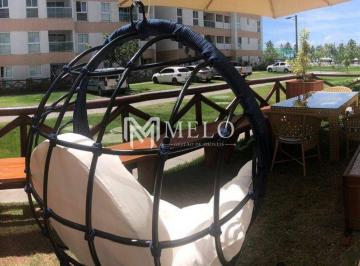 Apartamento · 100m² · 3 Quartos · 1 Vaga · MURO ALTO - Apto térreo 3qts, mobiliado, 100m²
