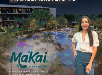 Apartamento de 1 quarto, Ipojuca · Flat à venda em Porto de Galinhas - Makai Acqua Resort | Flat em Muro Alto | 1 e 2 quartos