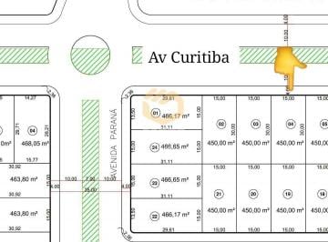 Terreno · 450m² · Terreno em Loteamento em Cidade Bela, Nova Mutum/MT
