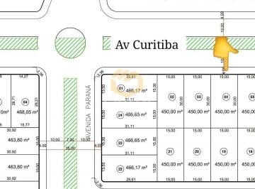 Terreno · 450m² · Terreno em Loteamento em Cidade Bela, Nova Mutum/MT