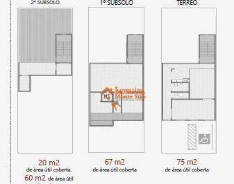 4c03ff53d0cac7a3680efeebaa4dc9e9dc95f0e7 · Prédio, 300 m² - venda por R$ 2.650.000 ou aluguel por R$ 16.600/mês - Jardim Munhoz - Guarulhos/SP