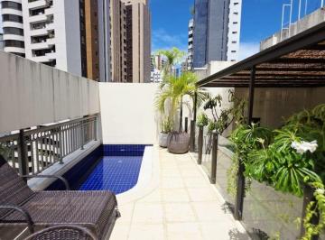 Apartamento de 2 quartos, Salvador · Cobertura a venda no Horto Florestal com 2 suites piscina área gourmet e 3 vagas