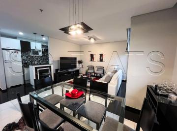 Apartamento · 76m² · 2 Quartos · 2 Vagas · Flat em Itaim Bibi, São Paulo/SP de 76m² 2 quartos para locação R$ 12.215,00/mes