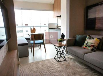 Apartamento · 65m² · 2 Quartos · 1 Vaga · Lido apto NOVO, com churrasqueira na varanda , bancada na cozinha e banheiros, com piso pronto