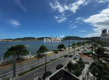 Apartamento · 189m² · 3 Quartos · 3 Vagas · Apartamento 3 suítes com vista mar e 3 vagas em Santos – Frente, Ponta da Praia