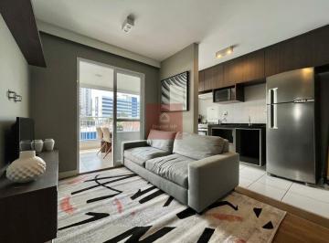 Apartamento · 58m² · 2 Quartos · 1 Vaga · Apartamento à venda na Chácara Santo Antônio  - Prédio Novo! Mobiliado