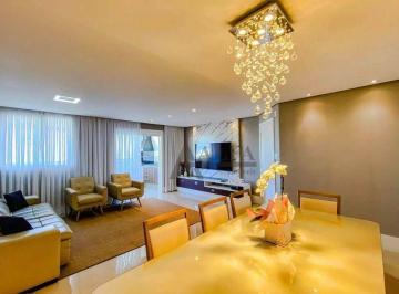 Sala de Estar e Jantar · ** Incanto - I M P E R D Í V E L - Maravilhoso apartamento c/ ampla varanda gourmet c/ churrasqueira