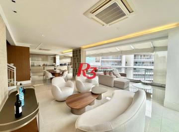 4212b72cbe581e565565bb18542ada3c3a5b3816 · Cobertura com 5 dormitórios à venda, 265 m² por R$ 3.299.000,00 - Gonzaga - Santos/SP
