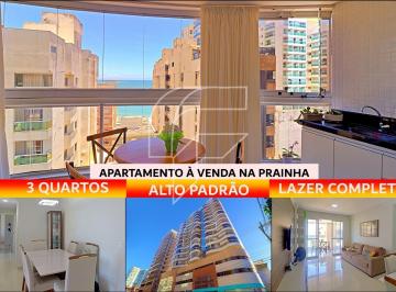 Foto 01 · Apartamento de 3 quartos com varanda gourmet, 2 vagas, lazer na cobertura na Prainha em Guarapari - 