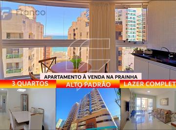 Foto 01 · Apartamento de 3 quartos com varanda gourmet, 2 vagas, lazer na cobertura na Prainha em Guarapari - 