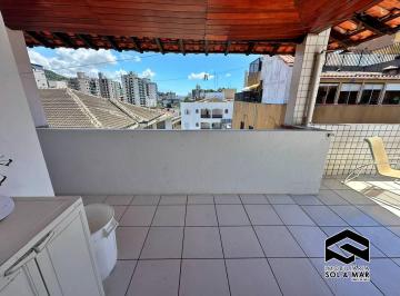 Sala 02 ambientes com terraço vista ao mar05 dormitórios sendo 01 suíte Banheiro · AMPLA COBERTURA, 05 DORMITÓRIOS, VISTA AO MAR EM ÓTIMA LOCALIZAÇÃO!