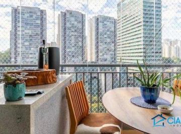 55a98c1235bb4965154f3abbeda462b7cb7d025b · Apartamento com 1 dormitório à venda, 130 m² por R$ 1.350.000,00 - Jardim Caboré - São Paulo/SP
