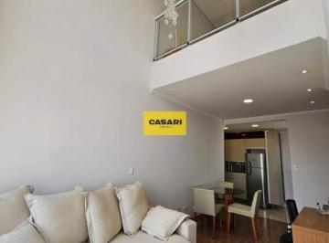 Apartamento · 60m² · 1 Quarto · 1 Vaga · Loft Duplex Sofisticado e Mobiliado com Vista Panorâmica no Rudge Ramos