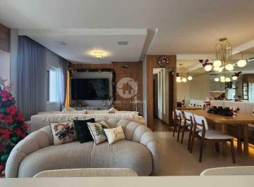 Apartamento · 101m² · 3 Quartos · 2 Vagas · Apartamento 3 suítes PORTEIRA FECHADA com vista mar e varanda gourmet – Santos, Gonzaga, 2 vagas