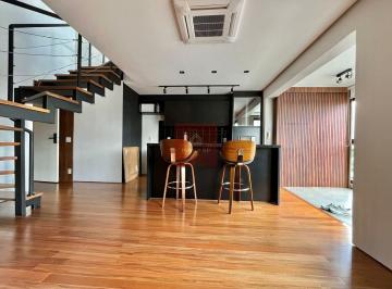 Apartamento · 110m² · 1 Quarto · 1 Vaga · Cobertura à venda no Brooklin  110 m²  1 suíte 2 banheiros 1 vaga de garagem Semi Mobiliado