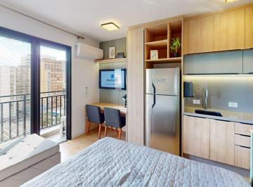 Apartamento de 1 quarto, Curitiba · Apartamento Studio Mobiliado - Aluguel por Período Flexível
