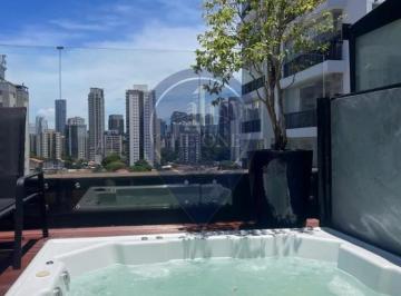 Foto 04 · Excelente cobertura de 3 quartos na Cidade Monções, São Paulo-SP: 1 suíte, 2 banheiros, 1 vaga de ga