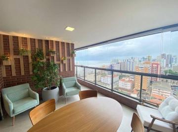 Apartamento · 146m² · 3 Quartos · 2 Vagas · ALTO PADRAO !! MOBILIADO GUILHERMINA PROXIMO PRAIA 3SUITE 2VAGAS LAZER COMPLETO