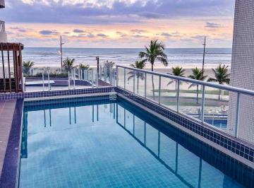 Apartamento · 65m² · 2 Quartos · 1 Vaga · Frente Mar ,1 Dorm Decorado ,Sacada Gourmet Envidraçada, Lazer Completo