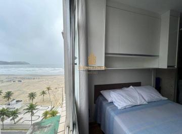 Apartamento · 35m² · 1 Quarto · 1 Vaga · Frente Mar, Kitão Vista Mar 1 vaga de Gar. Mobiliada Chuurasqueira, Guilhermina