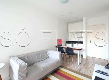 Apartamento · 37m² · 1 Quarto · 1 Vaga · Flat Moema Top Life, para locação com 37m², 01 dorm e 01 vaga de garagem.