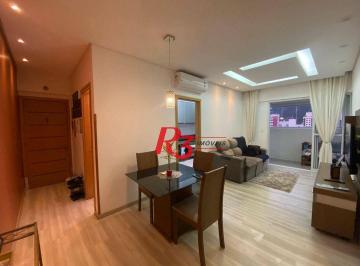 c6bbbc0721a69032993b3c59aa854f835c1b26e1 · Apartamento com 2 dormitórios à venda, 81 m² por R$ 909.990,00 - Campo Grande - Santos/SP