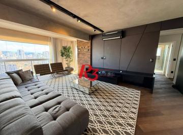 8ca325a7fd10b54fa83c008f6fe7ca2fef38491e · Apartamento à venda, 171 m² por R$ 2.790.000,00 - Embaré - Santos/SP