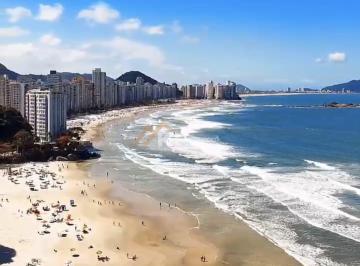 Apartamento · 130m² · 3 Quartos · 1 Vaga · Apartamento Locação Temporada Guarujá/SP- Praia de Pitangueiras