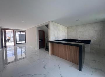 Casa · 160m² · 3 Quartos · 3 Vagas · Casa Geminada Moderna com 160 m², Projeto Sofisticado e Sustentável no Bairro Espírito Santo