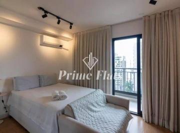 Apartamento · 25m² · 1 Quarto · Flat em Indianópolis, São Paulo/SP de 25m² 1 quartos para locação R$ 3.427,00/mes