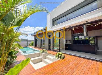 Foto 01 · Luxuosa Casa Térrea de 3 Suítes em Condomínio no Jardim Santa Rita, Indaiatuba-SP: Piscina, Aquecime