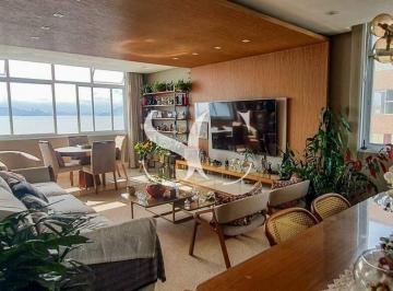 Apartamento · 180m² · 3 Quartos · 1 Vaga · Vende-se apartamento frente mar, vista plena, 3 dormitórios Ponta da Praia - Santos SP