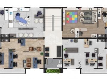 Comercial · 34m² · SALA COMERCIAL 34,47MT, CADASTRO RESERVA NO BAIRRO - NOVA PALHOÇA -SC