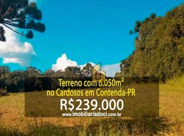 f1c9f995ca7c2d609d3e8ac7ffa637e9eb037838 · Terreno com 6.050m² no Cardosos em Contenda-PR  - A venda por R$239.000,00