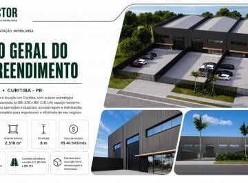 Comercial · 1155m² · Galpão Industrial para Locação • 1.155 m² • Curitiba - PR
