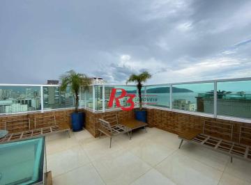 7fcca4489544eb8c10e82cdc70046ece982eac30 · Cobertura com 3 dormitórios à venda, 290 m² por R$ 3.719.000,00 - Gonzaga - Santos/SP