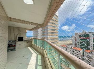 Varanda Gourmet · Apartamento VISTA MAR com 2 suítes à venda, 100 m² por R$ 675.000 - Aviação - Praia Grande/SP