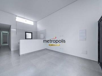 Sala 2 ambientes · Casa com 3 dormitórios à venda, 75 m² por R$ 699.000,00 - Parque das Nações - Santo André/SP