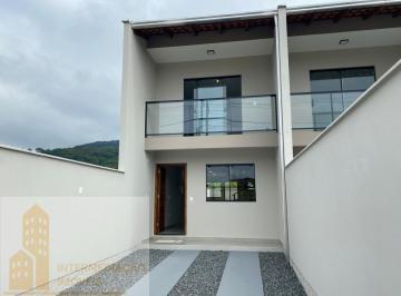 Casa · 100m² · 2 Quartos · 2 Vagas · Sobrados novos com 2 quartos e 2 vagas de garagem, em Blumenau.