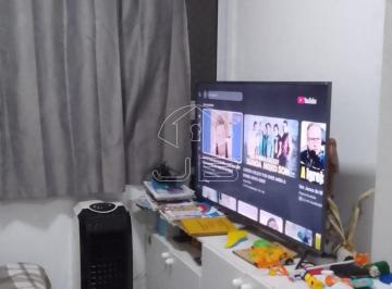 Sala de estar · Apartamento à venda no Condomínio Portal Quinta das Oliveiras, em Hortolândia/SP