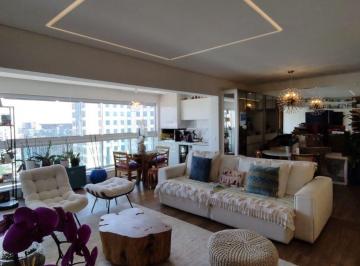 Apartamento de 3 quartos, São Paulo · Apto Brooklin 129m² 3 Suítes Varanda Com Churrasqueira Andar Alto 3 Vagas Lazer