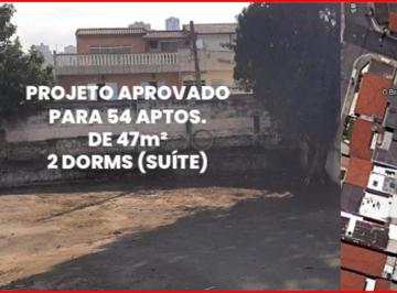 Terreno , São Paulo · PROJETO Aprovado 54 Apartamentos 47,00m² Dois Dormitorios Suíte Situado na Saúde SP