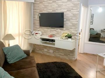 Apartamento · 33m² · 1 Quarto · 1 Vaga · Flat disponível para locação ao lado lado da Av. Paulista com 33m², 1 dormitório e 1 vaga.