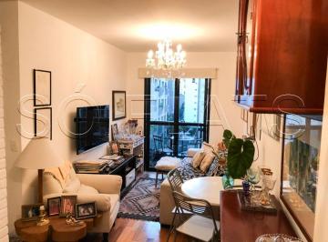 Apartamento · 37m² · 1 Quarto · 1 Vaga · Apartamento mobiliado no Jardim Paulista com vaga, piscina e alto potencial de investimento