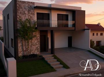 Casa · 420m² · 4 Quartos · 4 Vagas · Em construção - Residencial 6