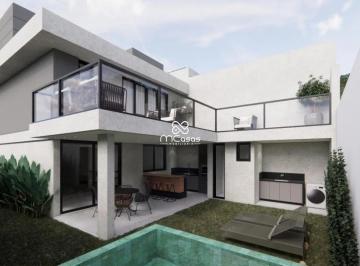 Casa · 213m² · 3 Quartos · 3 Vagas · Casa Geminada Moderna de Alto Padrão com 213 m², Espaço Gourmet e Entrega em Janeiro de 2027 no bair